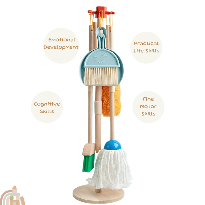 Montessori Wooden Cleaning Toys - Monteplay