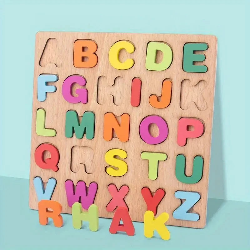 Wooden Alphabet Puzzles