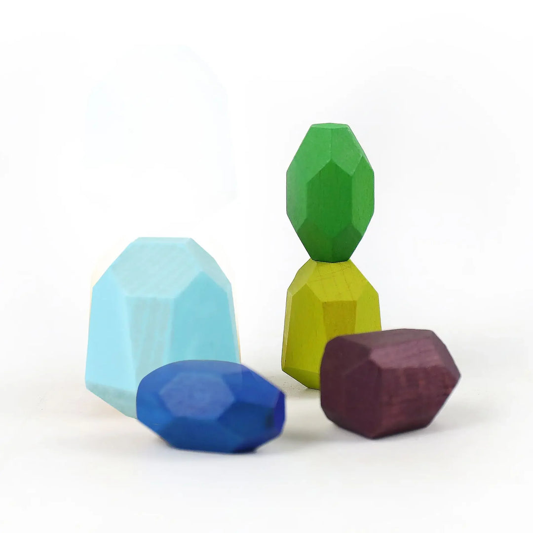 Montessori Wooden Stacking Stones