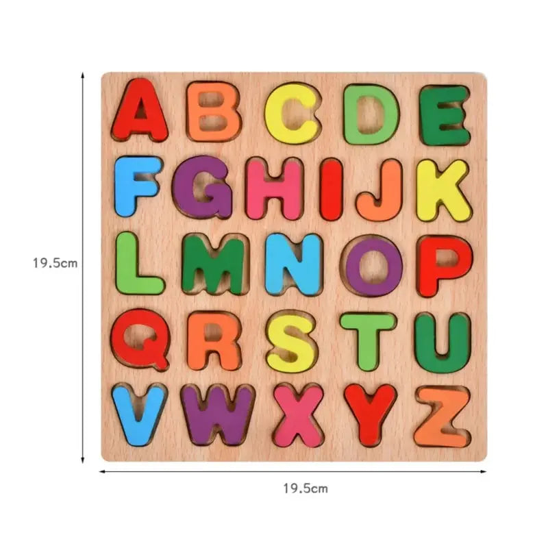 Wooden Alphabet Puzzles