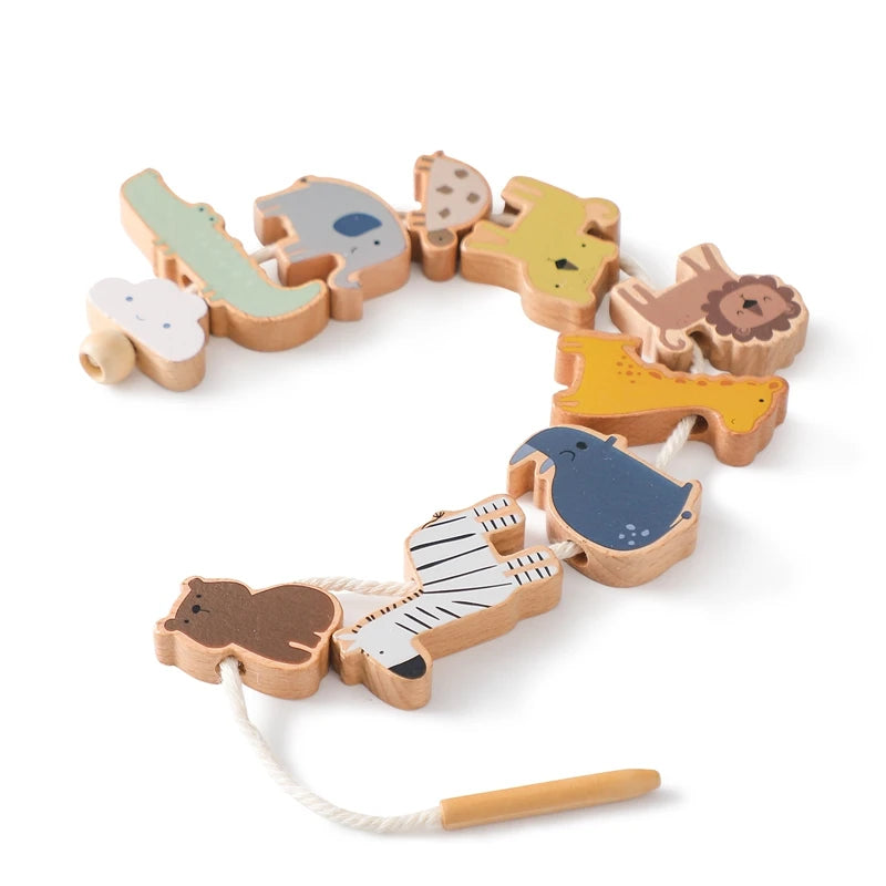 Wooden Montessori Animal Stacking Toy